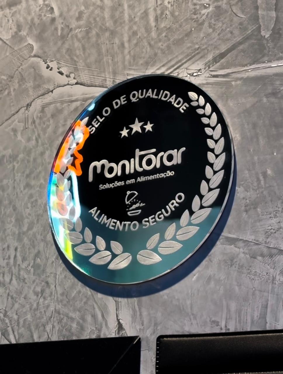 Selo Prata — selo físico Monitorar